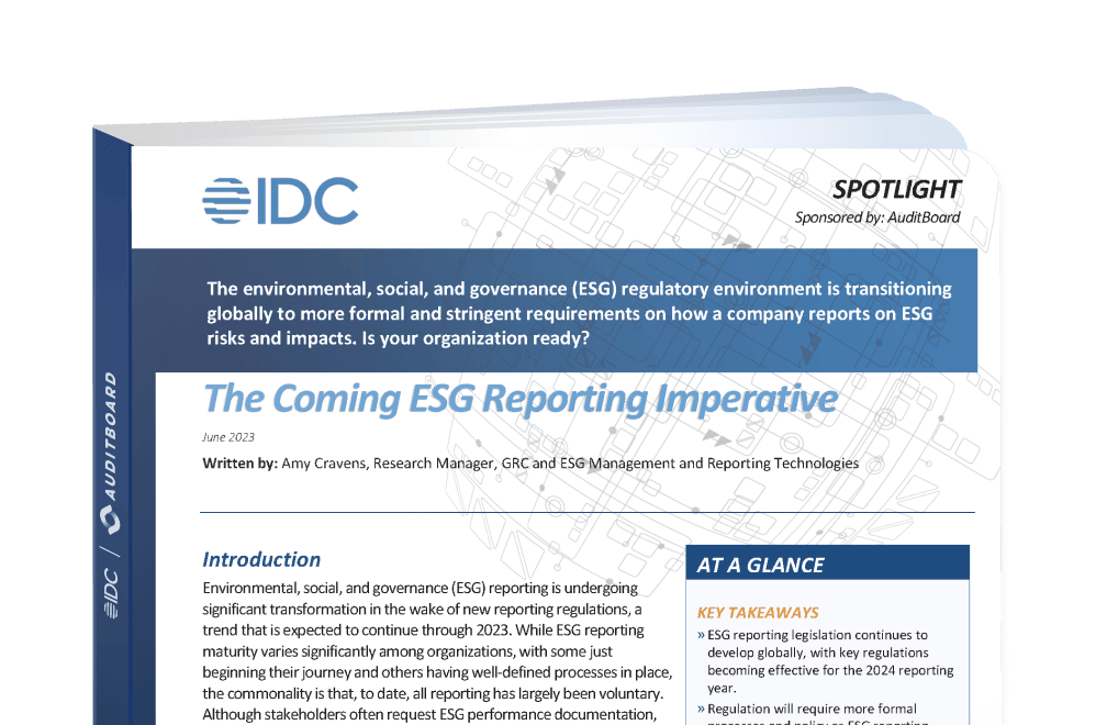 The Coming ESG Reporting Imperative