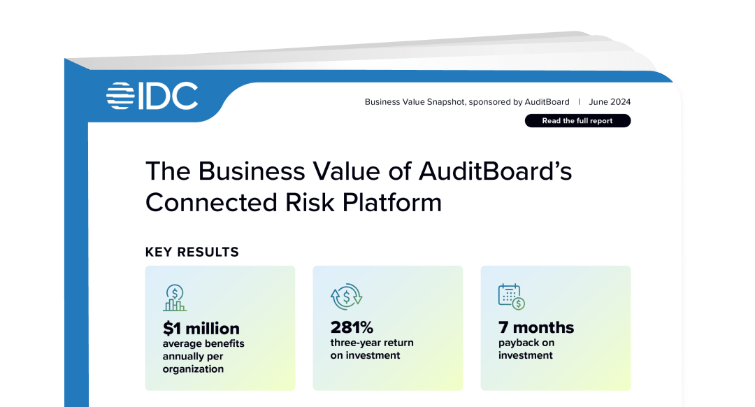 The Business Value of AuditBoard's Connected Risk Platform