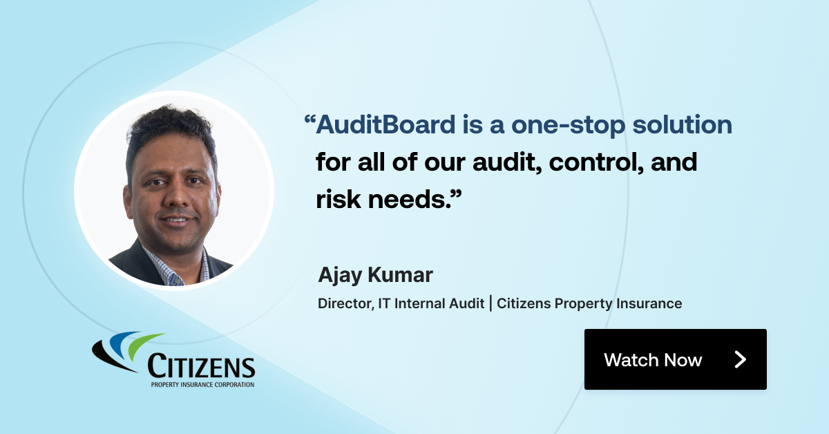 How Citizens Property Insurance Created a One-Stop-Shop for Audit, Risk,  and Compliance | AuditBoard